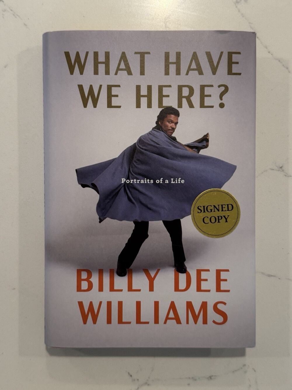 SIGNED BILLY DEE WILLIAMS WHAT HAVE WE HERE? FIRST EDITION HARDCOVER AUTOGRAPH 2